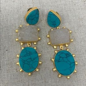 Beautiful Mexican Inspired Turquoise Earrings